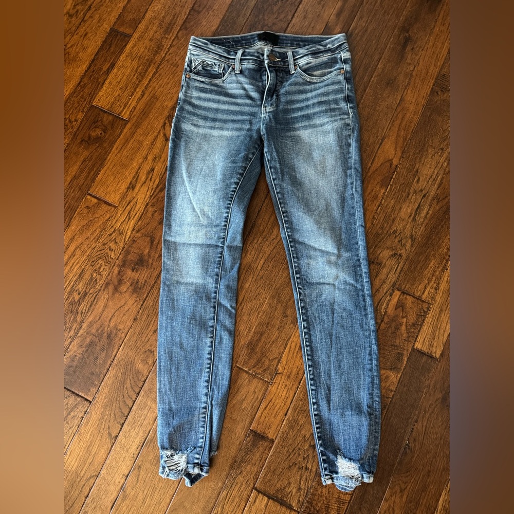 Buckle Black Skinny Jeans #53